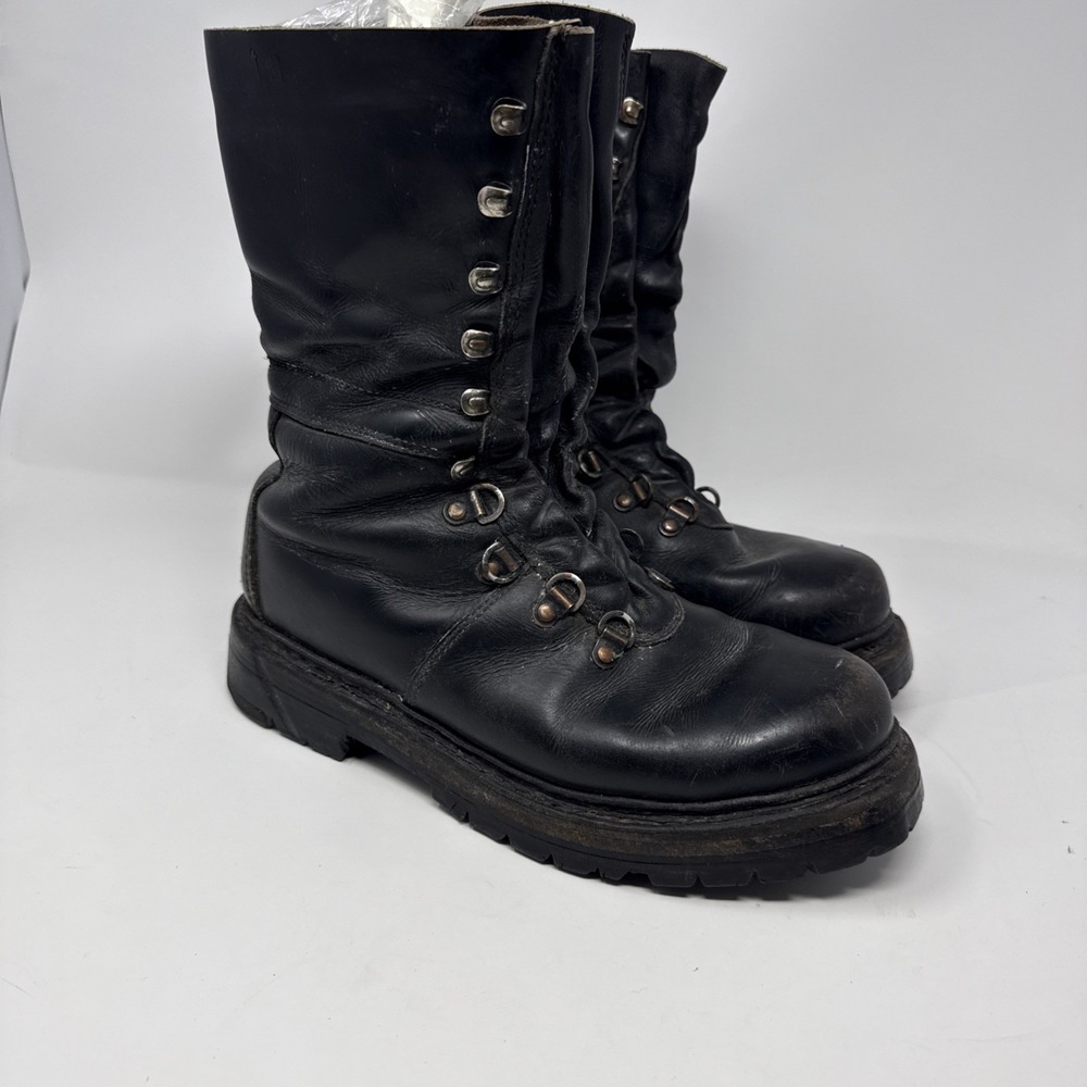 VTG Wagro HEERESEIGENTUM 1984 Combat Boots Men's EUR 43 US 9.5-10 Germany Black
